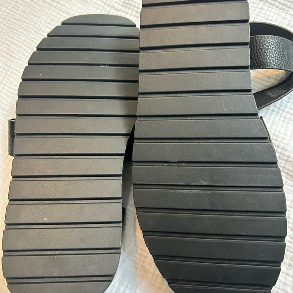 Black Strappy Sandals - Picture 5 of 5